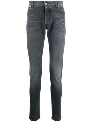 Balmain faded slim-fit jeans - Grey