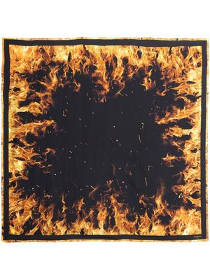 Balmain fire pattern scarf - Black