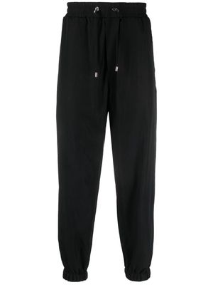 Balmain Fluid cotton track pants - Black