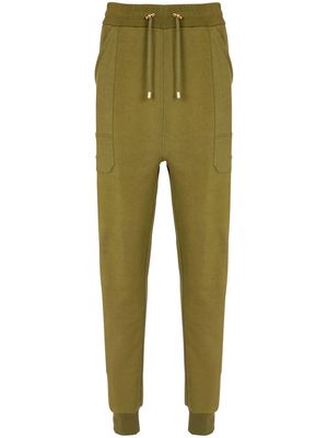 Balmain four-pocket jogger-style trousers - Green