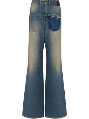 Balmain high-rise flared jeans - Blue