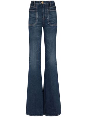 Balmain high-waisted flared jeans - 6KD