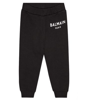 Balmain Kids Baby logo cotton sweatpants