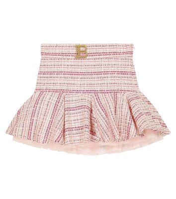 Balmain Kids Cotton-blend skirt