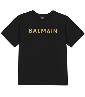 Balmain Kids Logo cotton T-Shirt