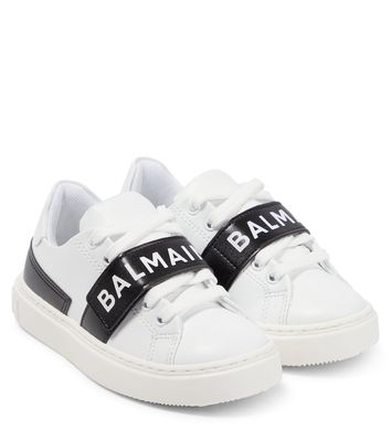 Balmain Kids Logo low-top sneakers