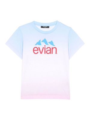 Balmain Kids logo-print ombré cotton T-shirt - SHP