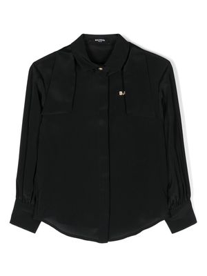 Balmain Kids logo-print shirt - Black