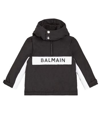 Balmain Kids Logo ski jacket