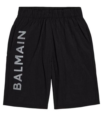 Balmain Kids Logo swim trunks