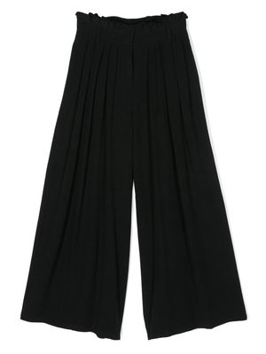 Balmain Kids pleat-detail trousers - Black