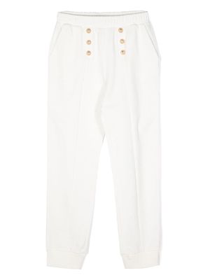 Balmain Kids pleat detailed trousers - White