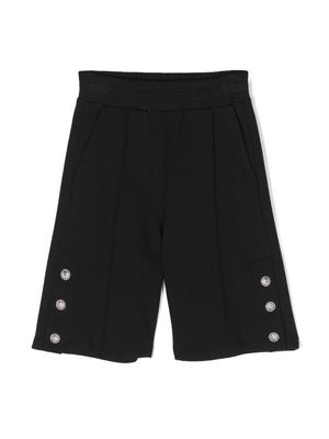 Balmain Kids Tiger Head jersey shorts - Black