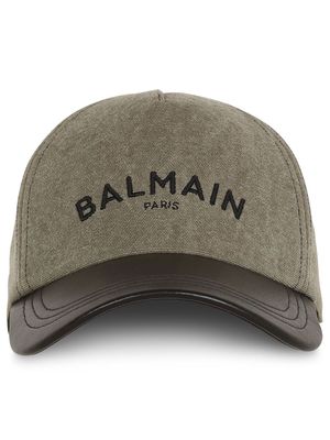 Balmain logo-embroidered baseball cap - Green