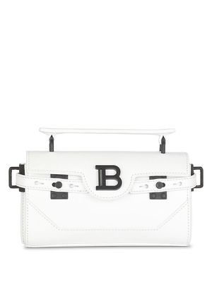 Balmain logo-plaque shoulder bag - White