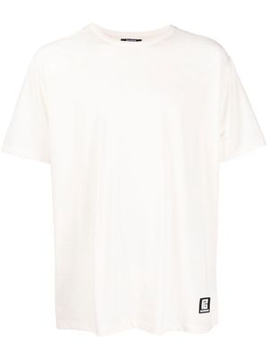 Balmain logo-print T-shirt - Neutrals