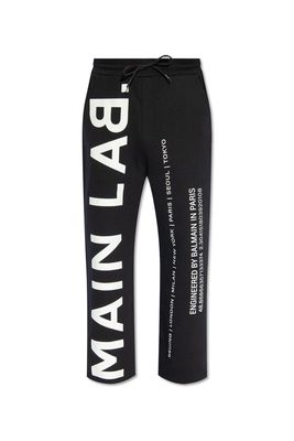 Balmain Logo Printed Track Trousers