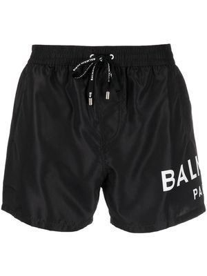 Balmain logo swim shorts - Black