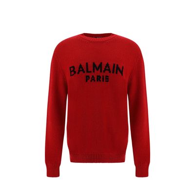 Balmain Logo Wool Sweater