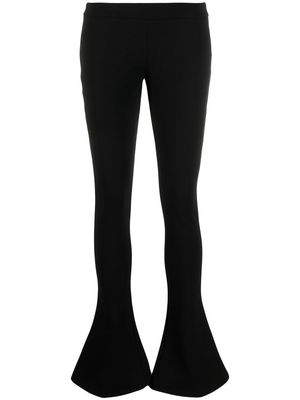Balmain low-waist flared trousers - Black