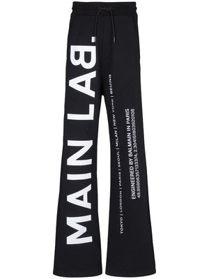 Balmain Main lab track pants - Black