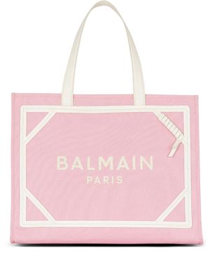 Balmain medium B-Army canvas tote bag - Pink