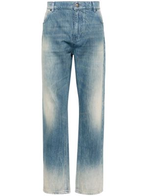 Balmain mid-rise straight jeans - Blue