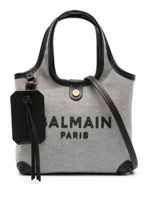 Balmain mini B-Army canvas tote bag - Black
