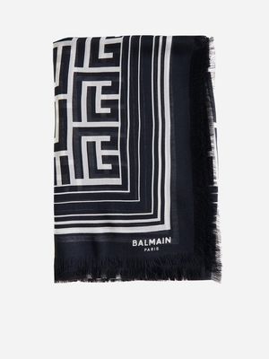 Balmain Monogram Modal Scarf