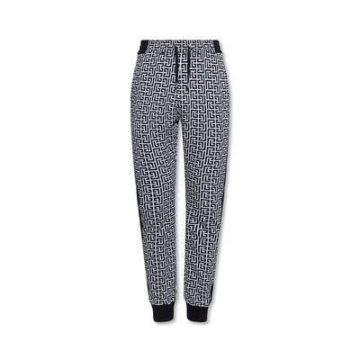 Balmain Monogram Print Sweatpants