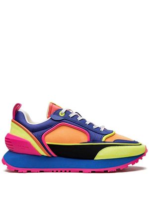 Balmain panelled low-top sneakers - Multicolour