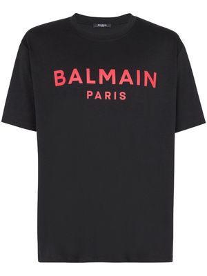 Balmain Paris logo-print T-shirt - Black