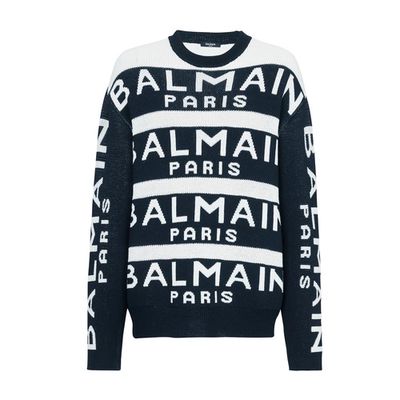 Balmain Paris logo sweater