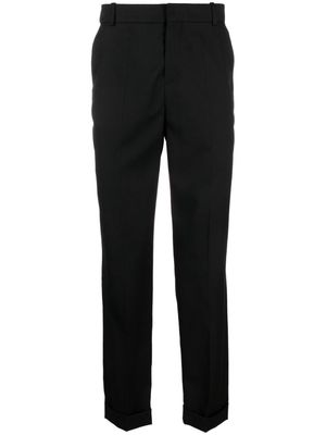 Balmain pleated wool tailored trousers - Black