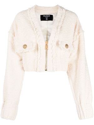 Balmain pressed-crease tailored trousers - Neutrals