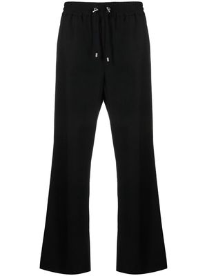 Balmain pyjama-style wide-leg trousers - Black