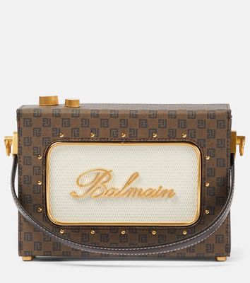 Balmain Radio faux leather shoulder bag