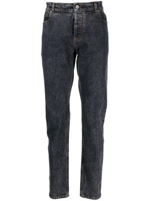 Balmain regular-leg mid-rise jeans - Black