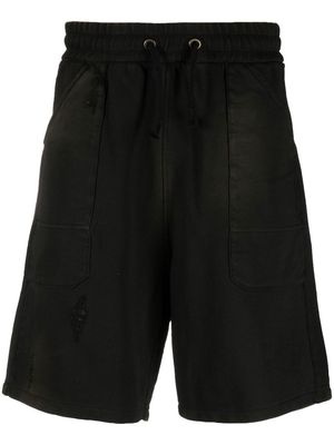 Balmain ripped cotton shorts - Black