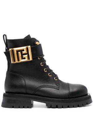 Balmain Romy leather boots - Black