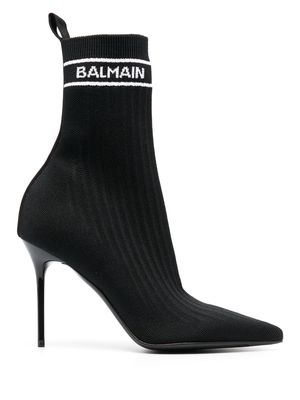 Balmain Skye 90mm ankle boots - Black