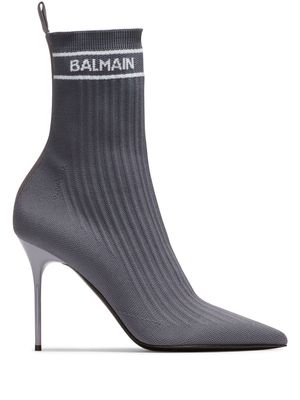 Balmain Skye 95mm ankle boots - Black