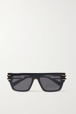 Balmain - Soldat Square-frame Acetate Sunglasses - Black