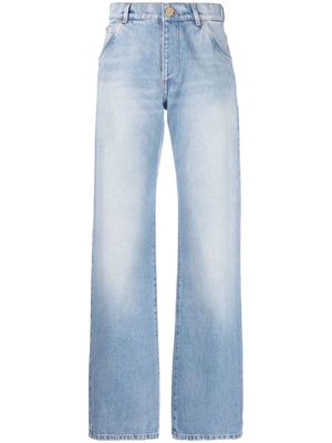 Balmain straight-leg denim jeans - Blue