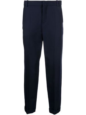 Balmain straight-leg tailored-cut trousers - Blue