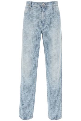 Balmain Straight Monogram Jeans