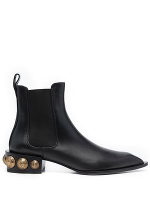 Balmain studded ankle boots - Black