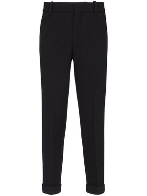 Balmain tapered cropped trousers - Black