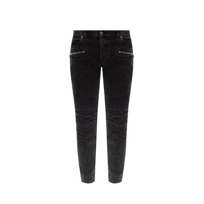 Balmain Tapered Leg Slim Jeans