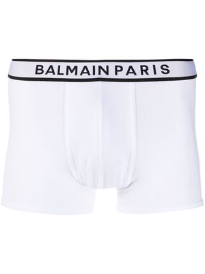Balmain two-pack logo-waistband boxers - White